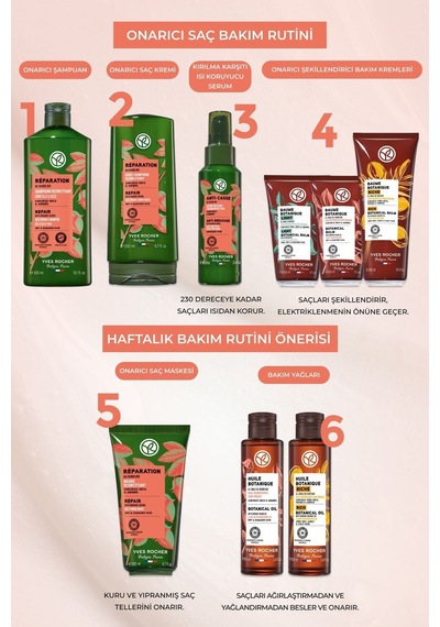 Yves Rocher Onarıcı Jojoba Bakım Yağı -tüm Saçlar / Huile Botanique - Prebiyotik, Vegan -100ml