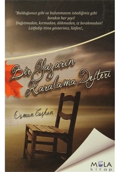 Bir Yazarın Karalama Defteri - Osman Coşkun - Mola Kitap