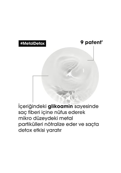 L'Oréal Professionnel İşlem Görmüş ve Yıpranmış Saçlar için Metal Karşıtı Arındırıcı Şampuan 500 ML