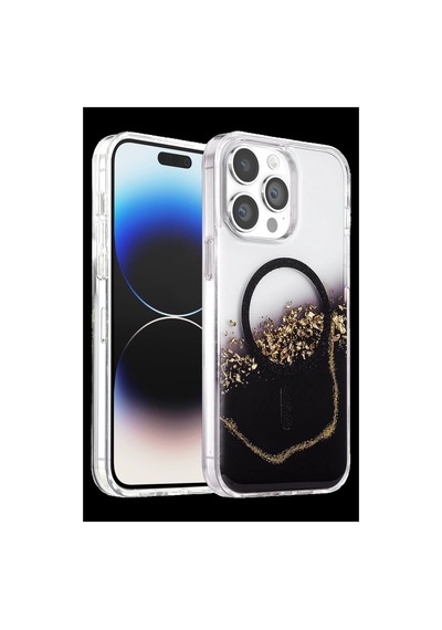 Herşeytrend Onegif Apple iPhone Uyumlu 14 Pro Max Lotus Simli Magsafe Kapak - Siyah Çok Renkli Diğer Herşeytrend Onegif Apple iPhone Uyumlu 14 Pro Max Lotus Simli Magsafe Kapak - Siyah Çok Renkli Diğer