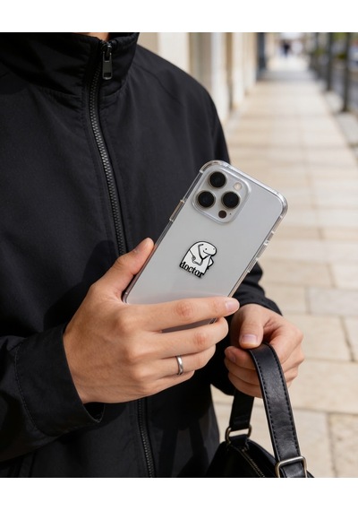 Doktor Figürlü Telefon Sticker 3d Metal Tasarım, Arka Süs A300142