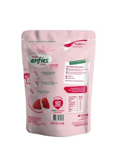 Yayla Enfies Freeze Dried Dondurularak Kurutulmuş Çıtır Meyve-çilek 15 Gr Diğer