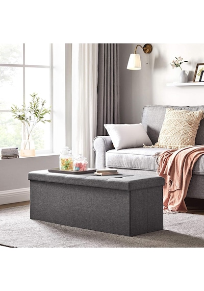 Tabure, Saklama Alanı, Sandık, Saklama Kutusu, Katlanabilir, Maks. Statik Yük 300 Kg, Bölücü, 120 Litre, 38 X 110 X 38 Cm, Imitasyon Keten, Koyu Gri Lsf77k Çok Renkli Tabure, Saklama Alanı, Sandık, Saklama Kutusu, Katlanabilir, Maks. Statik Yük 300 Kg, Bölücü, 120 Litre, 38 X 110 X 38 Cm, Imitasyon Keten, Koyu Gri Lsf77k Çok Renkli