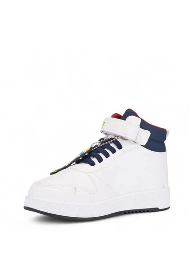Zacoz Stars Temalı Erkek Çocuk Spor Ayakkabısı, Sneaker Beyaz - Lacivert
