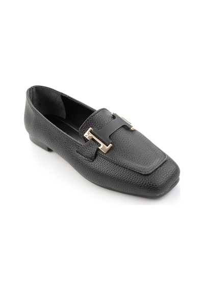 Siyah Kadın Loafer Ayakkabı K01641022709