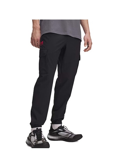Under Armour Ua Vibe Woven Cargo Pants Erkek Günlük Kargo Eşofman Altı 1386558-002 Siyah Siyah