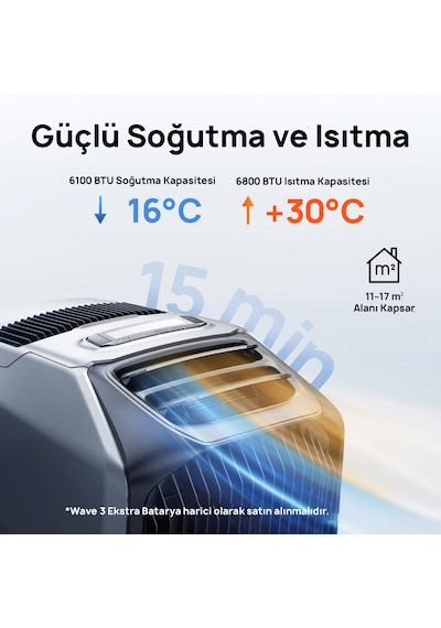 EcoFlow - WAVE V3 - Taşınabilir Kablosuz Klima