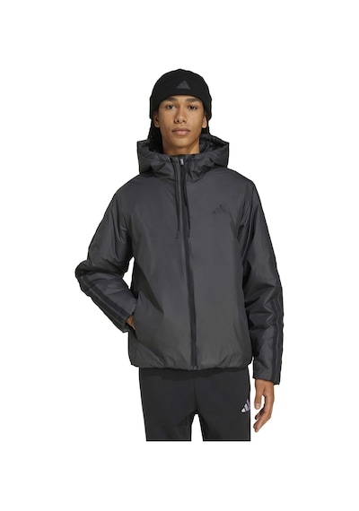 Black/black Adidas Erkek Günlük Mont Ess 3s Ins Hd J Kb8149 Siyah