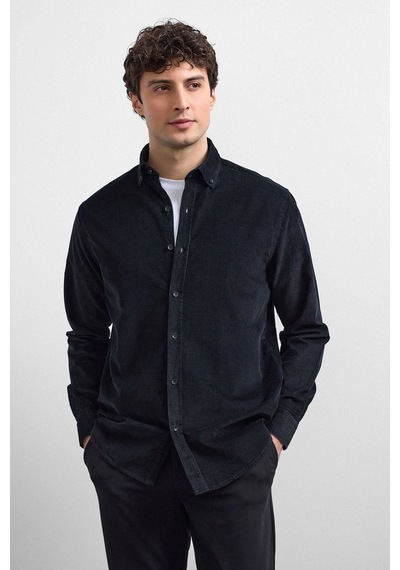 Backandbond Siyah Comfort Fit Gömlek