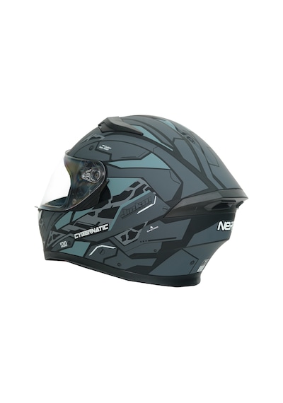 Gp Nero Mks003-mbb1g Güneş Vizörlü Şeffaf Full Face Motosiklet Kaskı Gri