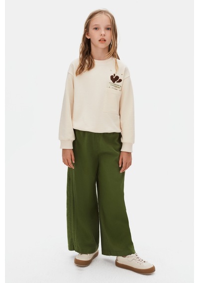 Xo Kids Kız Çocuk Sweatşirt 8-14 Yaş 39322 Krem