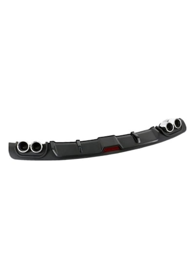 Fiat Bravo Uyumlu Body Kit Difüzör 4 Çıkış Siyah Yuvarlak