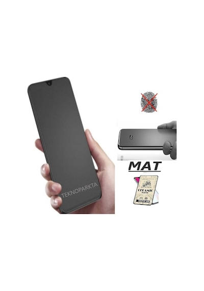 Huawei Nova Y70 Ekran Koruyucu Mat Seramik Tam Kaplayan Kırılmaz Esnek Cam Nano