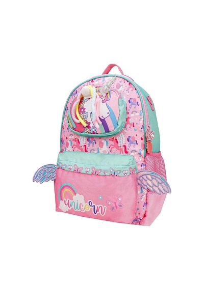 Dream Vest Unicorn Pembe Turkuaz Okul Çantası Çok Renkli