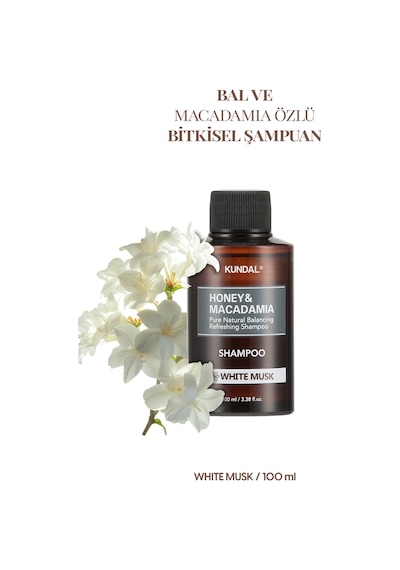 Kundal Honey & Macadamia White Musk Nature Şampuan 100 ML