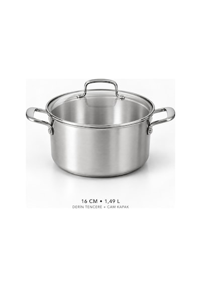 Kitchenaid 7 Parça Çelik Tencere Seti