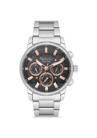 Ferrucci Fcf 0625 03573m.03 Erkek Kol Saati Metalik Gri