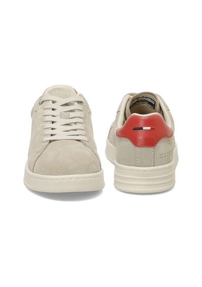 U.s. Polo Assn. Olena 5fx Bej Kadın Sneaker 000000000101947236 Bej-kırmızı