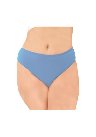 Alya Underwear Kadın Bato Tanga Pamuklu Külot, Büyük Beden String, 5'li Paket- 2 Siyah, 1 Beyaz, 2 Ten P14