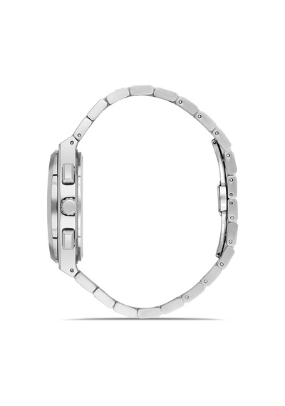 Ferro Fm43027a-a15 Quartz Çelik Gri Turkuaz Kadran 42 Mm Erkek Kol Saati Gri