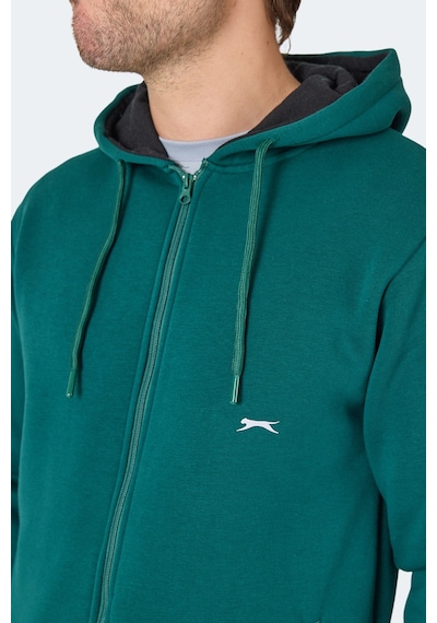 Slazenger Majestıc I Erkek Koyu Yeşil Sweatshirt Koyu Yeşil
