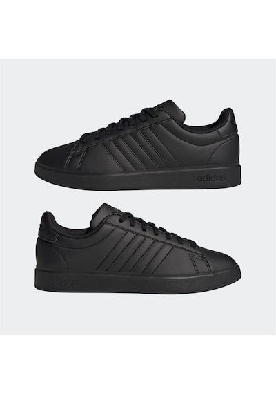 Adidas Grand Court 2.0 Erkek Günlük Spor Ayakkabı-Siyah-42,5 (554204668)-Siyah-42,5 Siyah