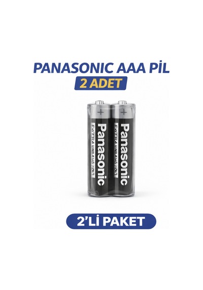 Pana Aaa R03 İnce Pil Zinc Carbon Extra Heavy Duty 2 Li 1 Paket