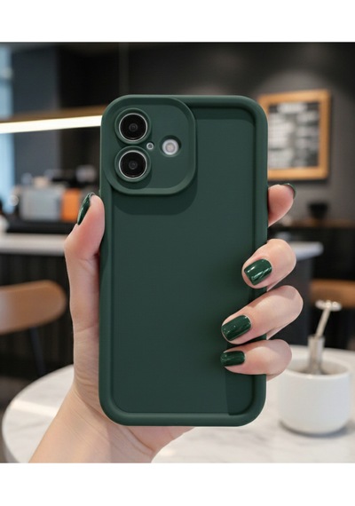 Apple Uyumlu iPhone 16 Kılıf Kamera Ve Kenar Koruma Çıkıntılı Soft Renkli Silikon Kapak