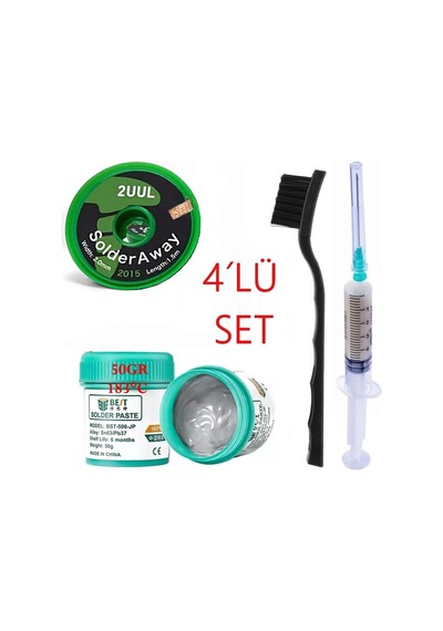 Krem Lehim Best Solder Paste 183 C Sn63/pb37 50gr Flux Lehim Toplama 2uul-2015 Lehim Emme Teli 2,0 Mm Xxl06