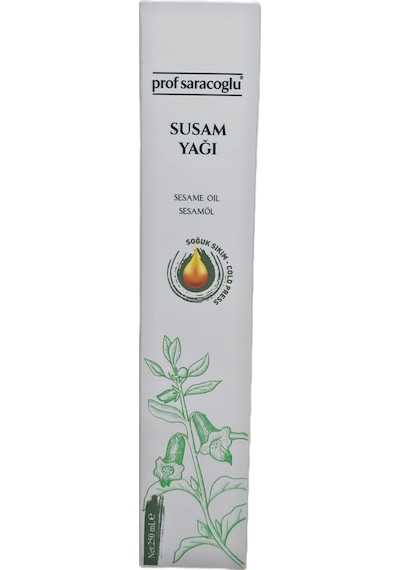 Prof Saracoglu Soğuk Sıkım  Susam Yağı 250 ML