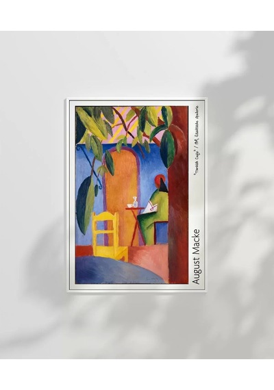 Çerçevesiz Poster August Macke Türk Kafesi