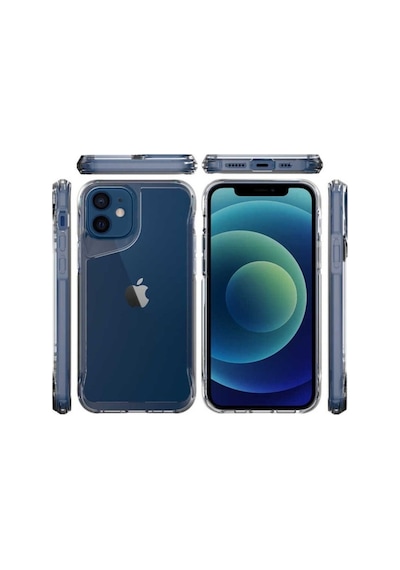 Apple Uyumlu iPhone 12 Kılıf Zore T-max Kapak Renksiz