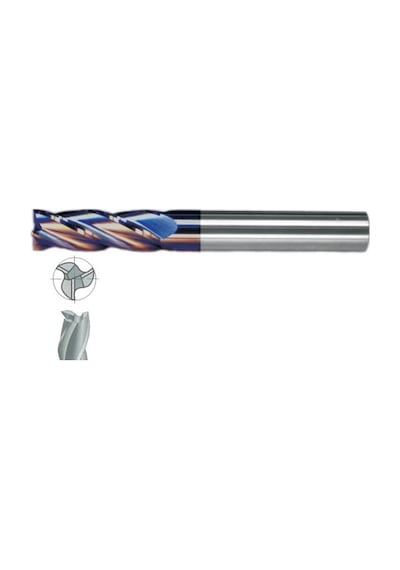 Fett 5mm Mastercut Standart Sert Metal Tıaln 3 Ağızlı Karbür Parmak Frezesi