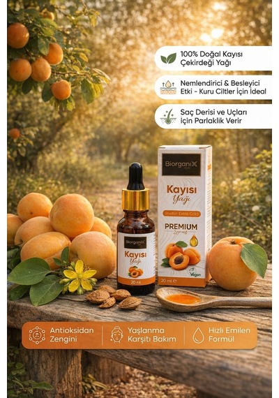 Life %100 Doğal Kayısı Yağı 20 ML