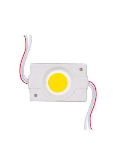 12 Volt 2.4 Watt Beyaz Cob Led Modül - 40x22 Mm