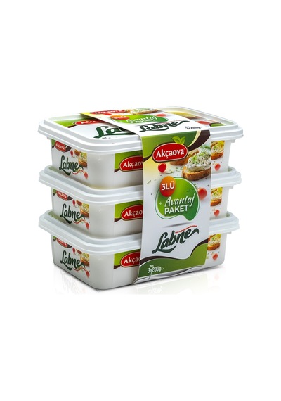 Akçaova Tam Yağlı Beyaz Peynir - Labne - Çeçil Peyniri 3 Lü Karma Paket