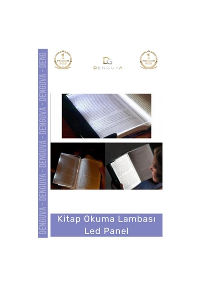 Okumalambası Şeffaf Pleksiglas Göz Dostu Taşınabilir Pilli Kitap Aydınlatma Aparatı Okuma Lambası L
