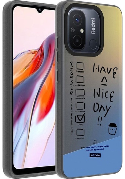 Xiaomi Redmi 12c Kılıf Desenli Zore Dragon Sert Kapak Have