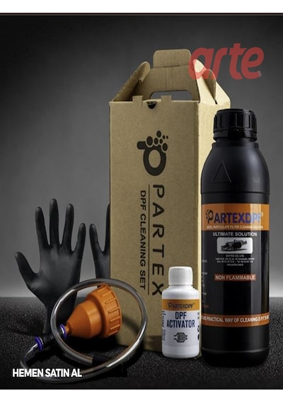 Partex Dpf Dizel Partikül Filtre Ve Katalizör Temizlik Solüsyonu 500 Ml Motor & Egzoz Temizleyic
