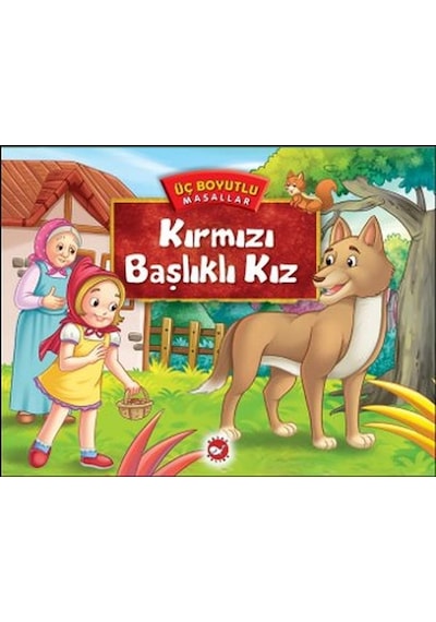 Üç Boyutlu Masallar - Kırmızı Başlıklı Kız - Ybve-662804