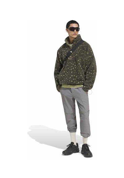 Olıstr Adidas Erkek Günlük Sweatshirt Xpl Hp Snap Aop Kq6614 Haki