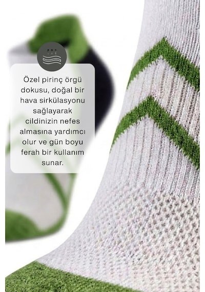 Socketta 2'li Siyah/fıstık Yeşili Üniseks Dikişsiz Esnek Hafif Anatomik Patik Bisiklet Çorabı - Premium Siyah-fıstık Yeşili Socketta 2'li Siyah/fıstık Yeşili Üniseks Dikişsiz Esnek Hafif Anatomik Patik Bisiklet Çorabı - Premium Siyah-fıstık Yeşili