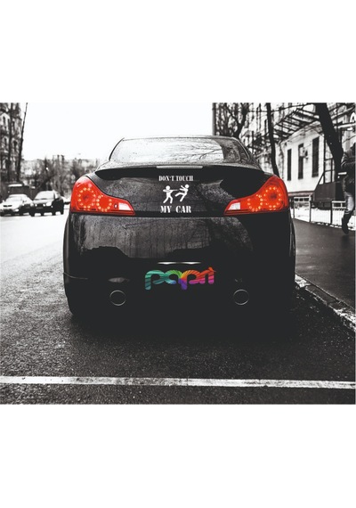 Arabama Dokunma Sticker Baskı