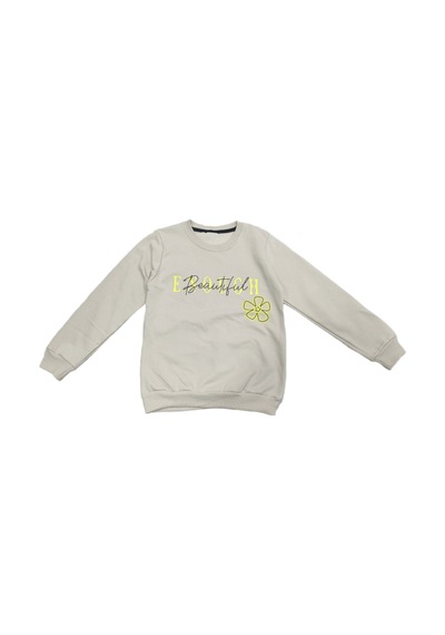 İrem Çocuk Giyim Kız Çocuk Enough Önü Yazı Desenli Sırtı Çiçek Desenli Şardonlu Bej Renk Sweatshirt Bej İrem Çocuk Giyim Kız Çocuk Enough Önü Yazı Desenli Sırtı Çiçek Desenli Şardonlu Bej Renk Sweatshirt Bej