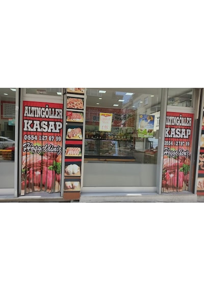 Baskılı Branda Kapı Sinekliği 100X200 Cm