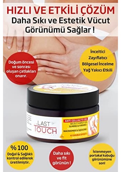 Anti Selülit Jel-sıkılaştırıcı-inceltici Ve Çatlak Karşıtı Jel 250 Ml C Vitaminli 2'li Selülit Jeli