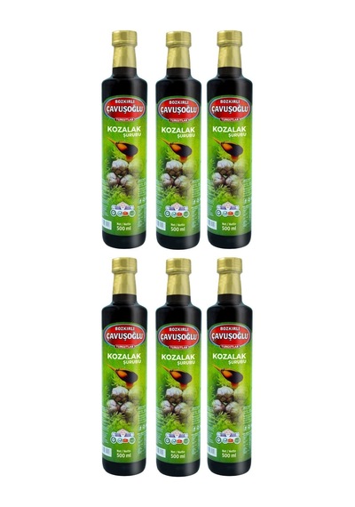 Kozalak Şurubu Servi Kozalağı Şurubu 500ml X6