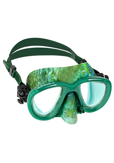 Apnea X Low Green Dalış Maskesi Yeşil - Kamuflaj