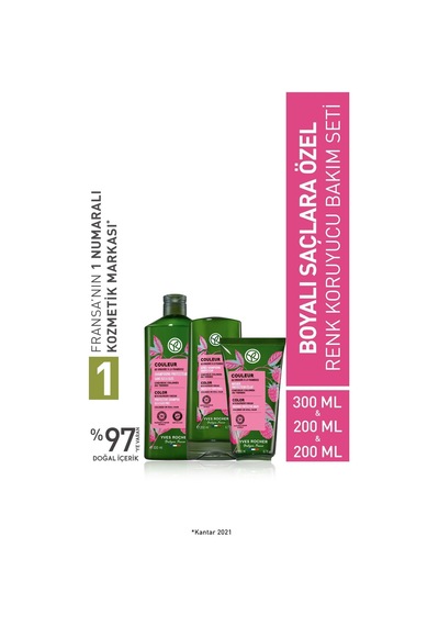 Yves Rocher Boyalı Saçlara Özel Renk Koruyucu Bakım Seti-9916631