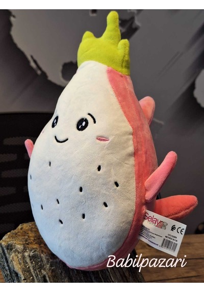 Neşeli Meyveler Serisi Ejder Meyvesi 28cm PEMBE